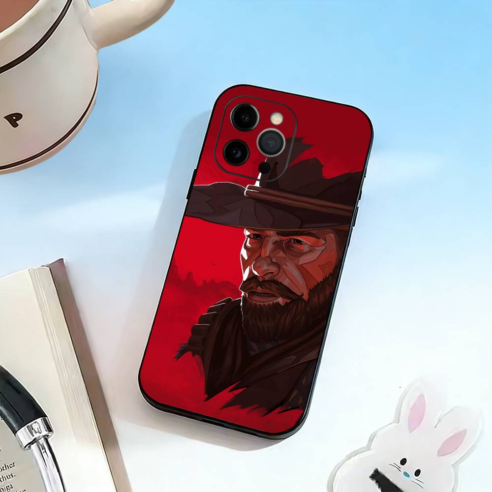 Game of the-Red Dead Redemption 2 Phone Case For iPhone 17, 16,15,14,13,12,11 Plus,Pro Max, Others Soft Black Cover