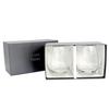 LARA Christie Platinum and Gold Rimmed Tumbler (Pair) (lh-84-0001p)