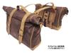 LONGRIDE Heritage Saddlebag Brown CUS133WBRO Roll-Top (9.5L)