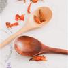 SITEDAN Long Spoons (2-Piece Set), Wooden Spoons with Long Handles, 33cm Long, Heat-Resistant, for Stirring, Simmering, and Hot Pots
