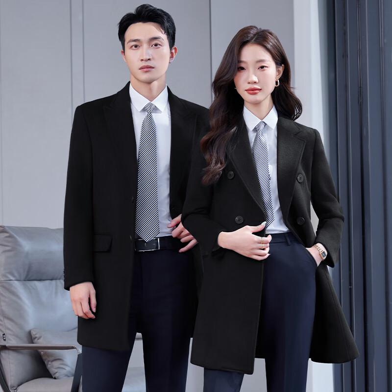 Teluoman Unisex Professional Wool Overcoat