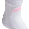 Adidas SUPERNOVA Running Wear Socks Size S Socks, Multi-Athletic (QG539) (HN6326), White/Beam Pi,