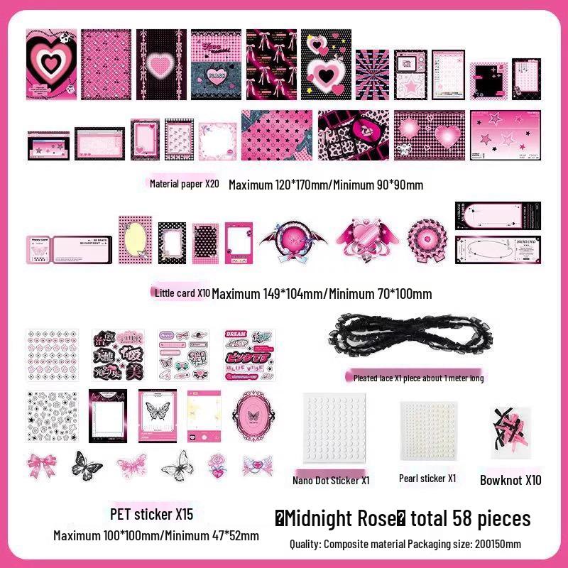 Yuxian DIY Ita Bag Kit Vol. 2 - Ins Style Accessories for Handmade Decoration