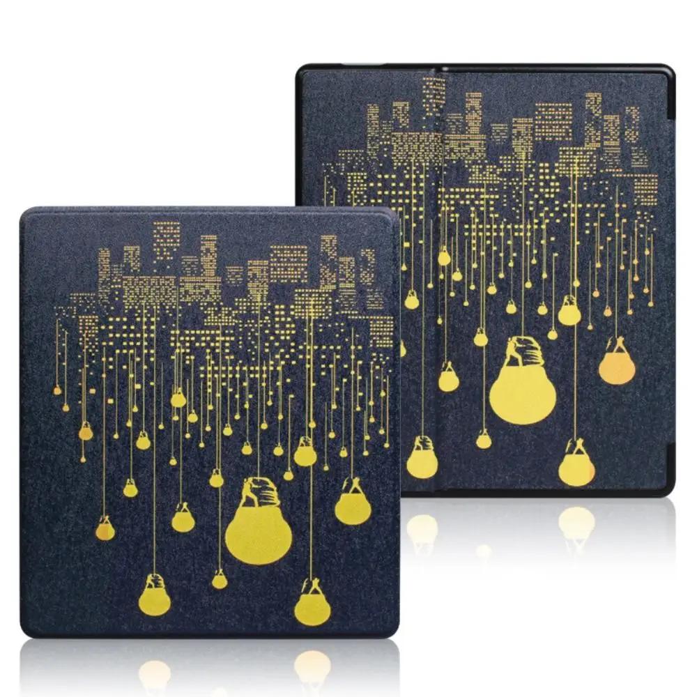 Amazon Kindle Oasis 2/3 Akıllı Kılıf PU Deri 7 İnç E-Kitap Okuyucu Folio Kılıf Otomatik Uyku Koruyucu Kabuk 9/10. Nesil Funda
