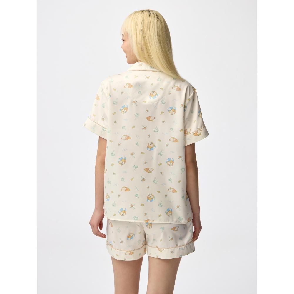 GU by Uniqlo Satin Pajamas  Short Sleeves   Shorts  kirBy