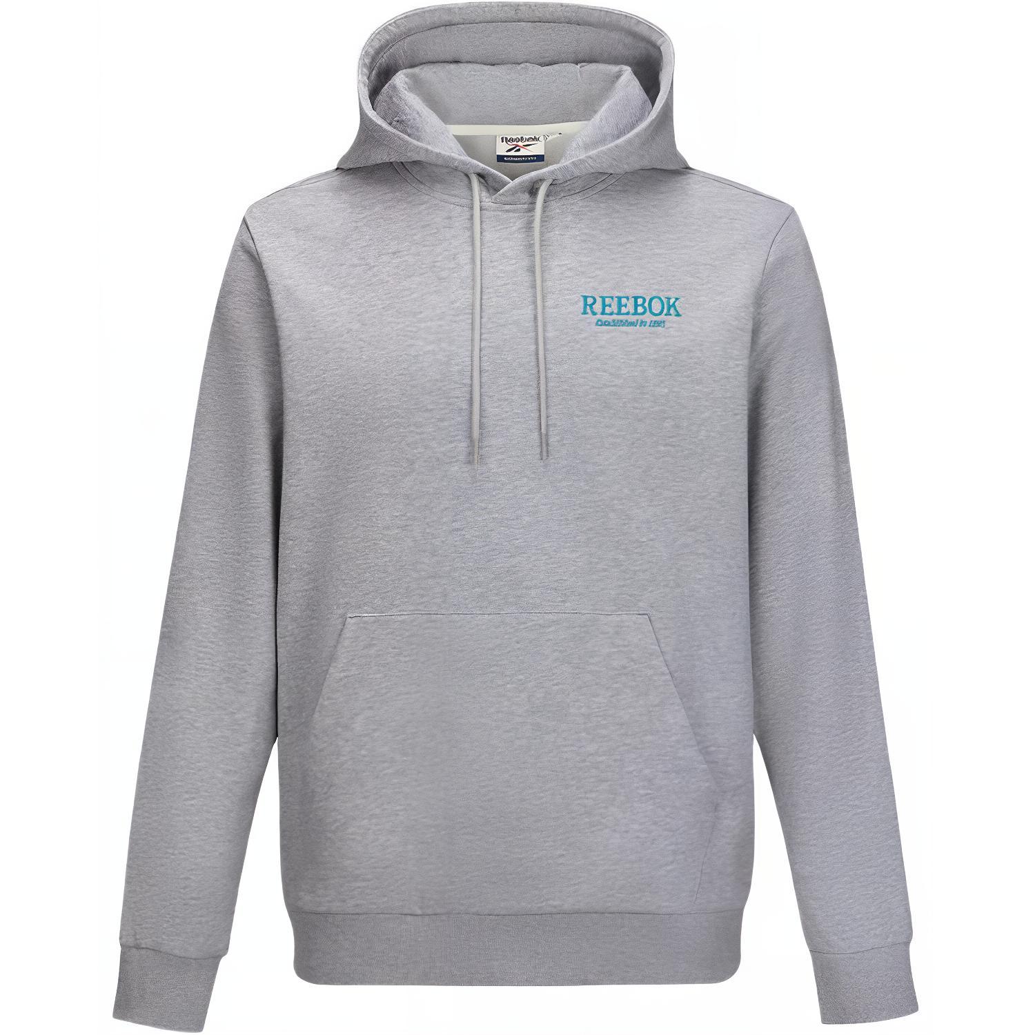 

Reebok Comfortable Casual Hoodie Unisex hoodies Light-Gray 24FRM309UGG3 XXL
