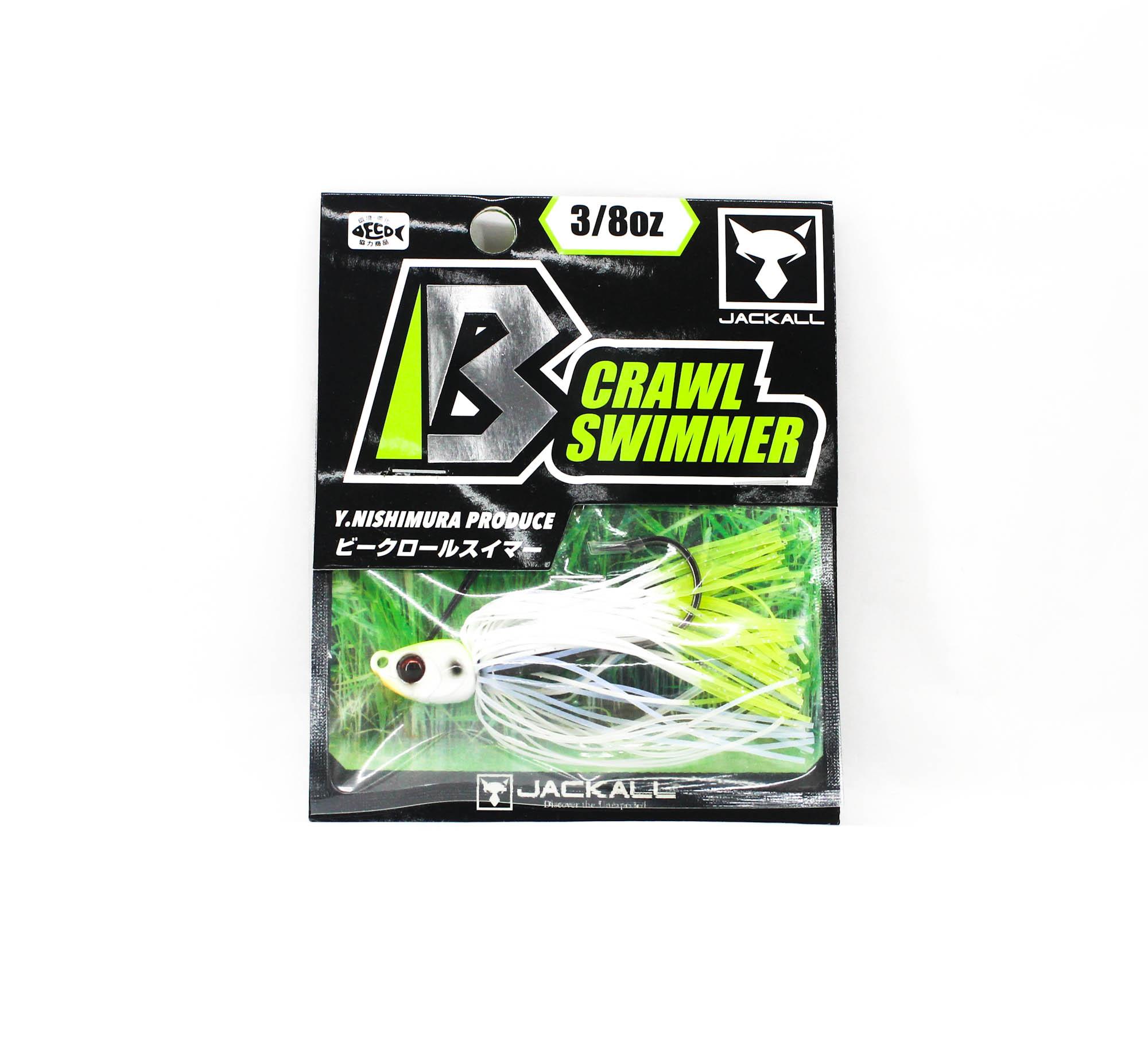 Jackall B Crawl Swimmer 3/8 унции Chart Back Pearl (1335)
