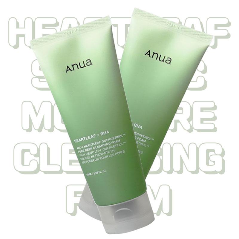 [Anua] [1+1] Heartleaf Succinic Moisture Cleansing Foam 150ml