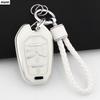 5 Buttons New Tpu Car Remote Smart Key Case Cover Fob Keychain Shell For Ssang Yong  G4 Rexton Ssangyong Keyless Accessories