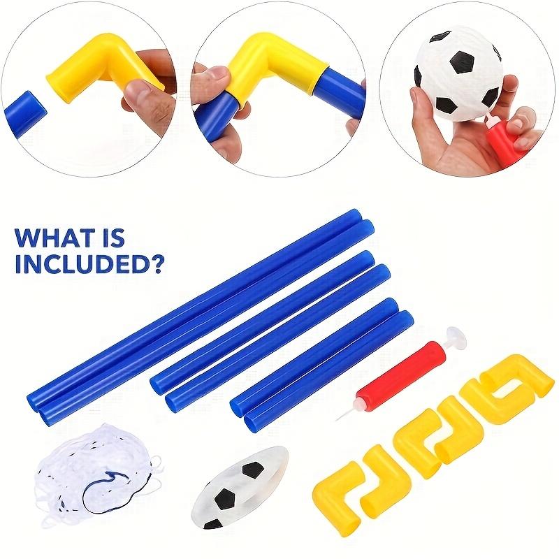 Outdoor Toy Ball Football, Youngsters's Sports Easy-to-Dismantle Football Gate Set with Portable Detachable Door - Suitable for Indoor/Outdoor Games