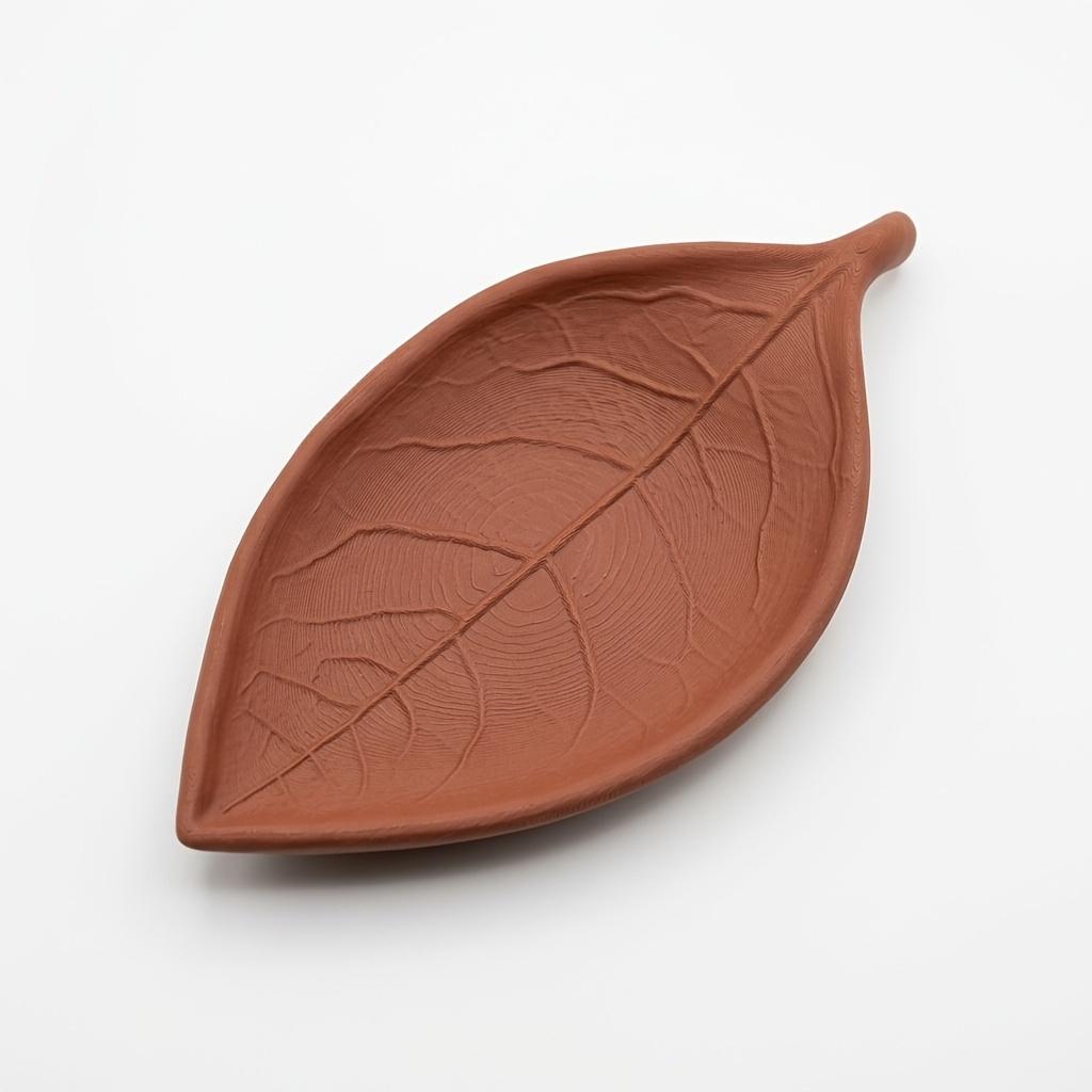 

Minimalist 3D Leaf Jewelry Dish, Decorative Vanity Tray for Ring, Necklace & Bracelet Storage, Elegant Desktop Organizer Display кофейный