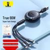 Baseus Retractable 3-in-1 Fast Charging Cable