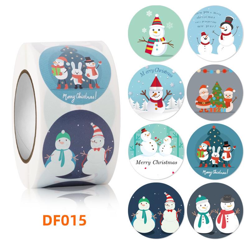 Santa Claus Christmas Sealing Stickers - Gift Wrap & Box Decoration