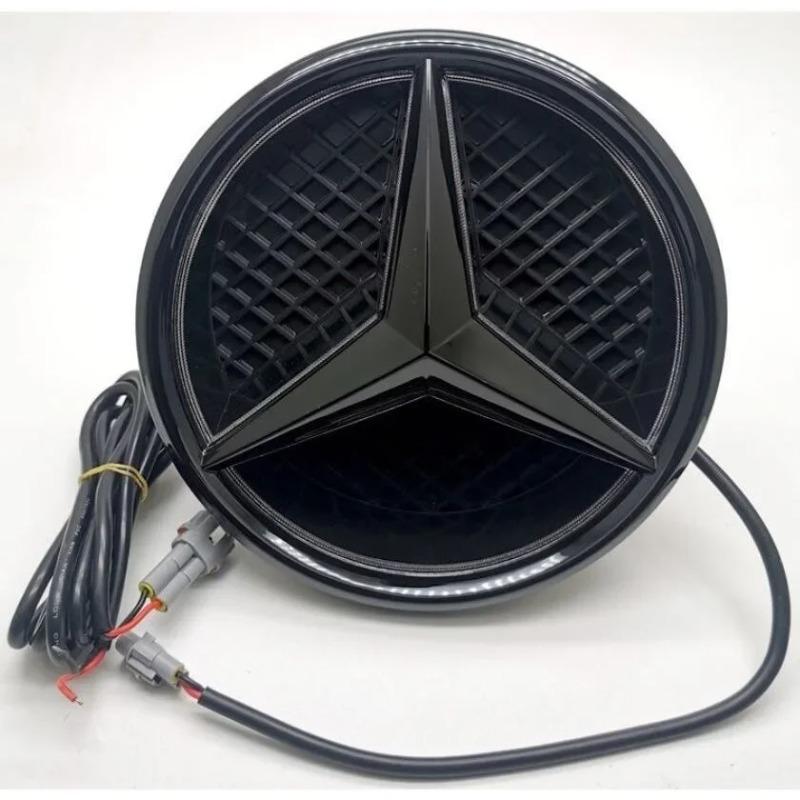 Trslc8 For MERCEDES-BENZ Car Sticker Mercedes-Benz W213 E-Class Front Grille LED Illuminated Star Emblem - White/Blue/Red Lights (2016-