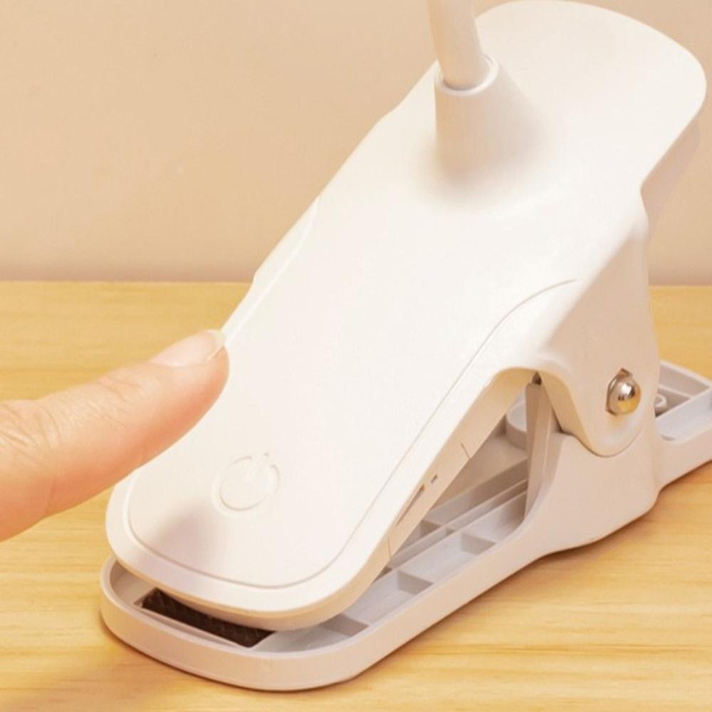 3 Modes LED Clip Lamp Dimming Function Touch Control Reading Desk Lamp Rechargeable Eye Protection USB Rechargeable Lamp