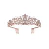 Crystal Diamond Bridal Hair Crown - Wedding & Birthday Headdress