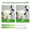 90W Dimmable Full Spectrum COB LED Triple-Head Floor Grow Light with High CRI 6/8/12H Timer Adjustable Height 43-83 Angle Stand