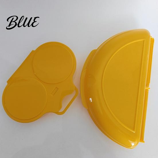 Non Stick Egg Maker 2Pcs/Set Poacher Omelet Pan Plastic Non-Stick Breakfast Poaching Mold Cooker Microwave for Easy Quick Cooking