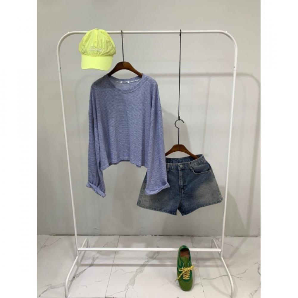 C S In The Room Ykk Zipper waShed 3 4 Denim ShortS 3Color