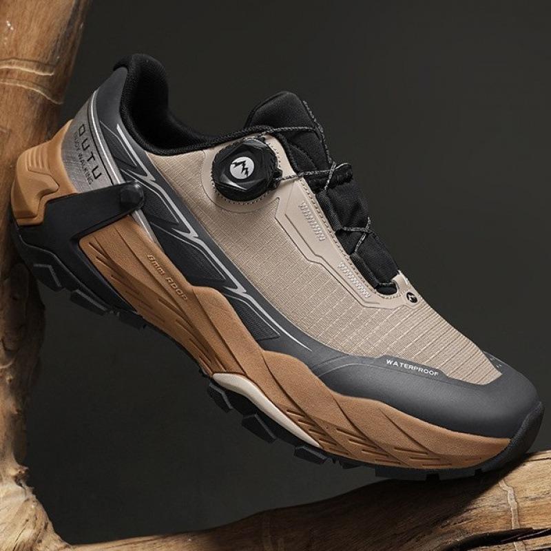 Fashion Four Seasons Rotary Buckle Outdoor Hiking Shoes Waterproof and Non-slip Large Size Men's Sneakers
