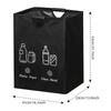 Foldable Storage Bag–Holds 65 Bottles,Durable Polyester–Waste Organizer for Kitchen,Home&Office – Laundry & Dirty Clothes Basket