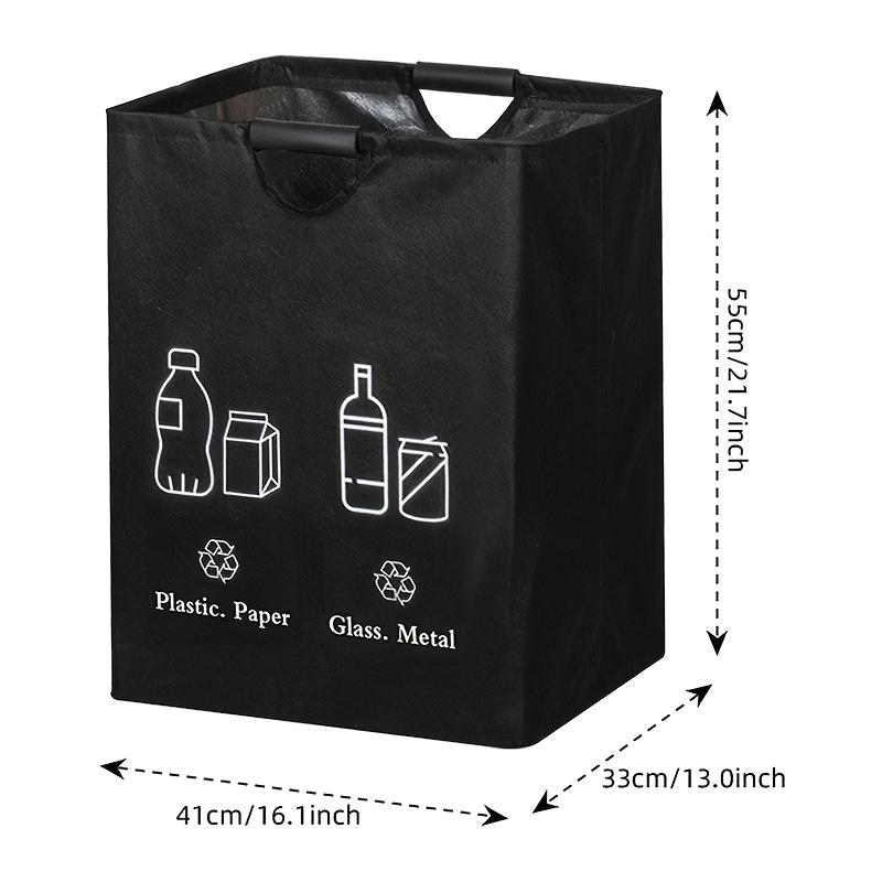 Foldable Storage Bag–Holds 65 Bottles,Durable Polyester–Waste Organizer for Kitchen,Home&Office – Laundry & Dirty Clothes Basket