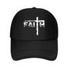 A Flat Brimmed Hiphop Cap Baseball Cap with Cross Letters and Interesting Patterns Adjustable Styl Mesh Baseball Cap