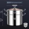 Extra Deep 316 Stainless Steel Stewing & Soup Pot - Food Grade, Large Capacity, Thick & Durable
