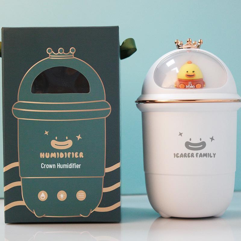 Portable Mini Pet-Themed Humidifier & Aroma Diffuser - Large Mist for Home and Desktop Use