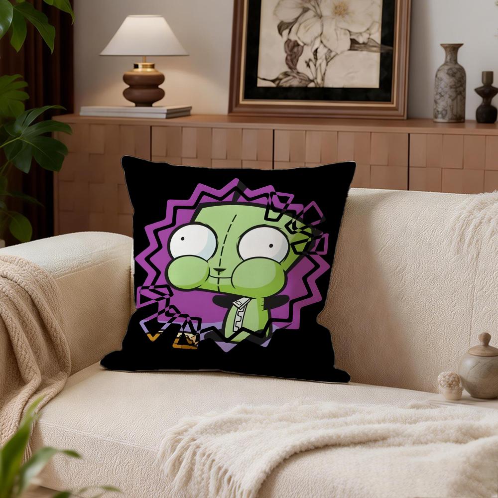 SciFi Invader Zim Cushion Cover Cushion Cover Set 4Pcs 50x50 45x45 40x40 Pillowcase Decorative Sofa Home Decor