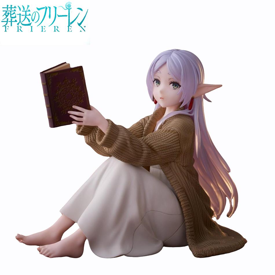 13CM Frieren Beyond Journey's End Frieren Anime Figure Desktop Cute Homewear Frieren Action Figure Figurine Model Doll Toy