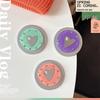 Bunter Liebe Herz Spiegel Handyhalter: Magsafe Magnetischer Aufkleber & Fingerring