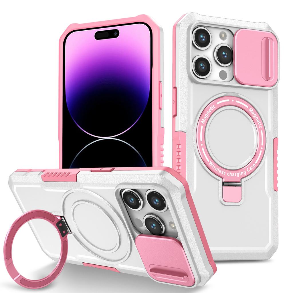 Applicable To the New iPhone 17Pro Magnetic Suction Bracket Anti-drop Mobile Phone Case Apple 13 Window Car Protective Case