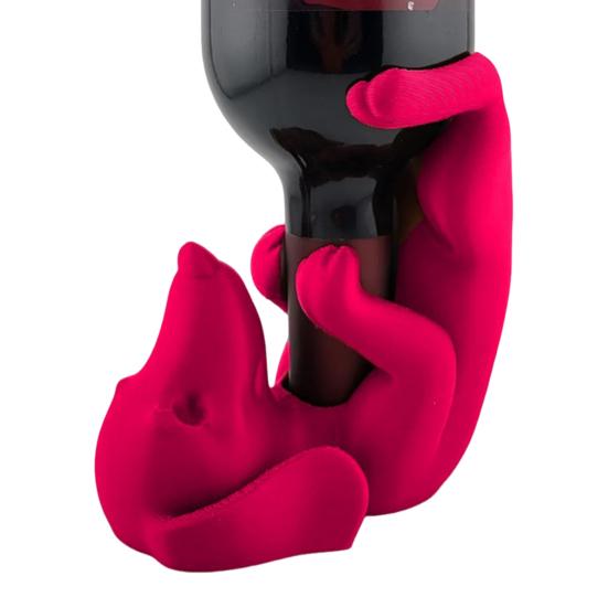 Dachshund Wine Bottle Holder PLA Dog Figurine Beer Bottle Display Stand Organizer
