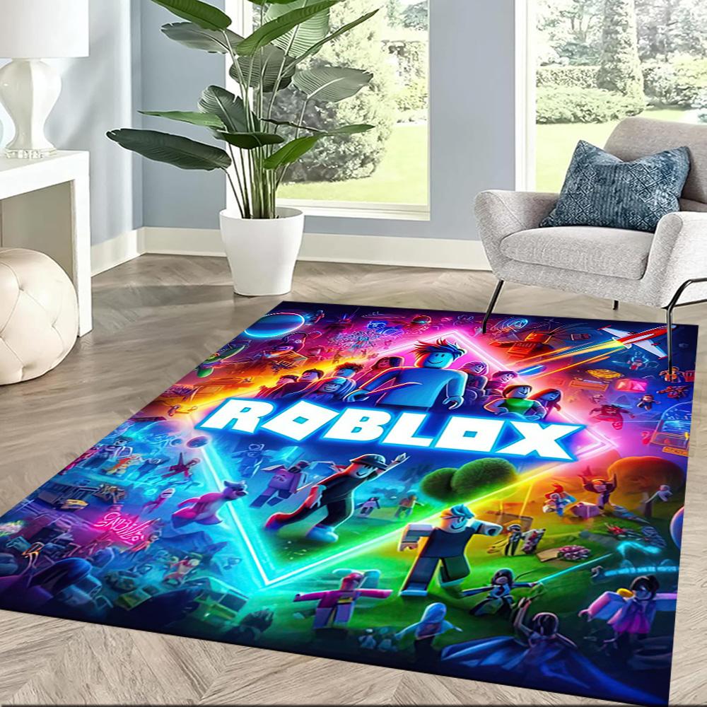 Roblox Square Rugs Are a Great Choice for Living Rooms, Bedrooms, Home Décor, and As Gifts