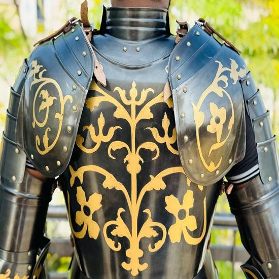 Medieval Anton Peffenhauser's Competition Half Armor, Battle Warrior Armour, Halloween Costume