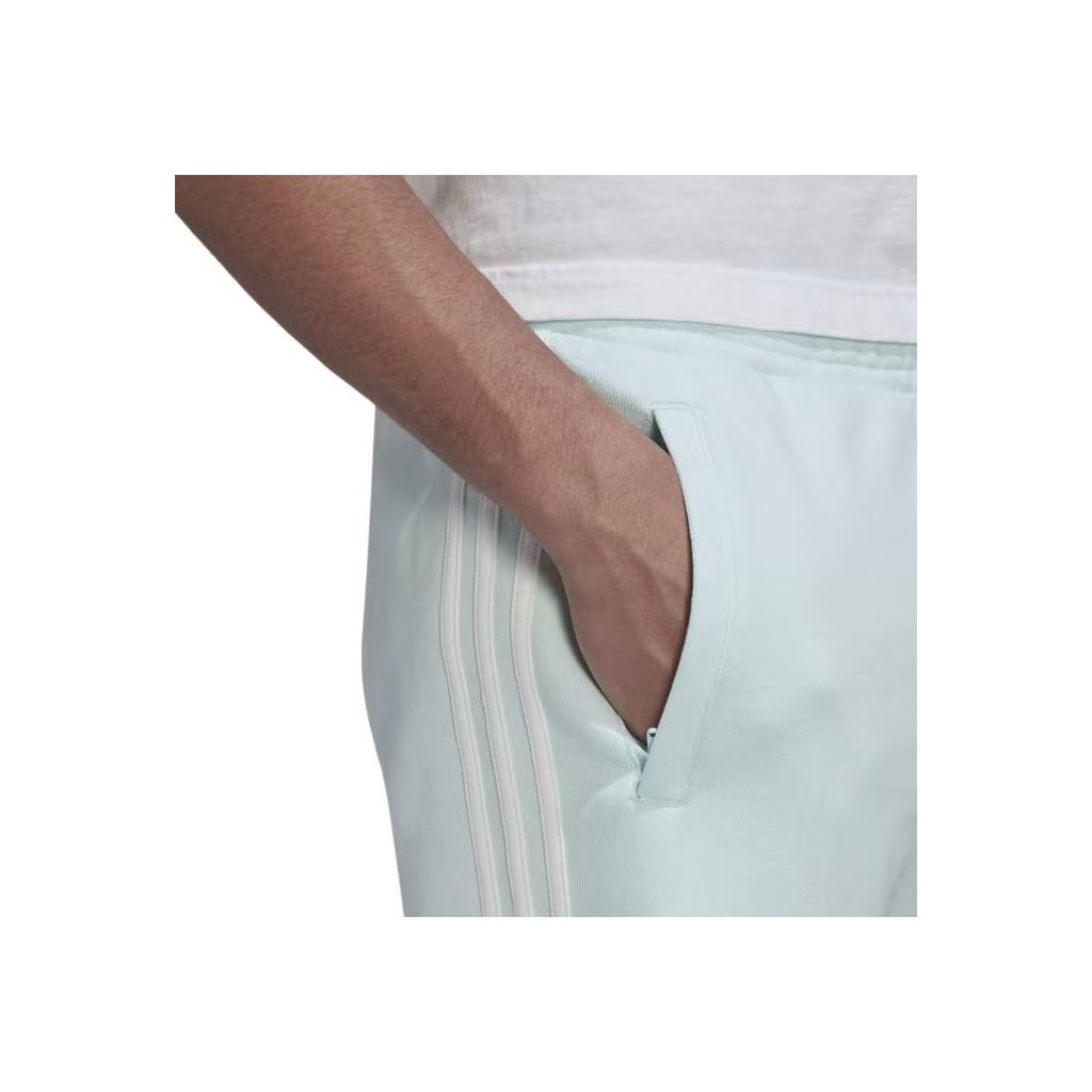 Adidas Solid Color Elastic Casual Shorts Men Shorts Light-Blue HK7313