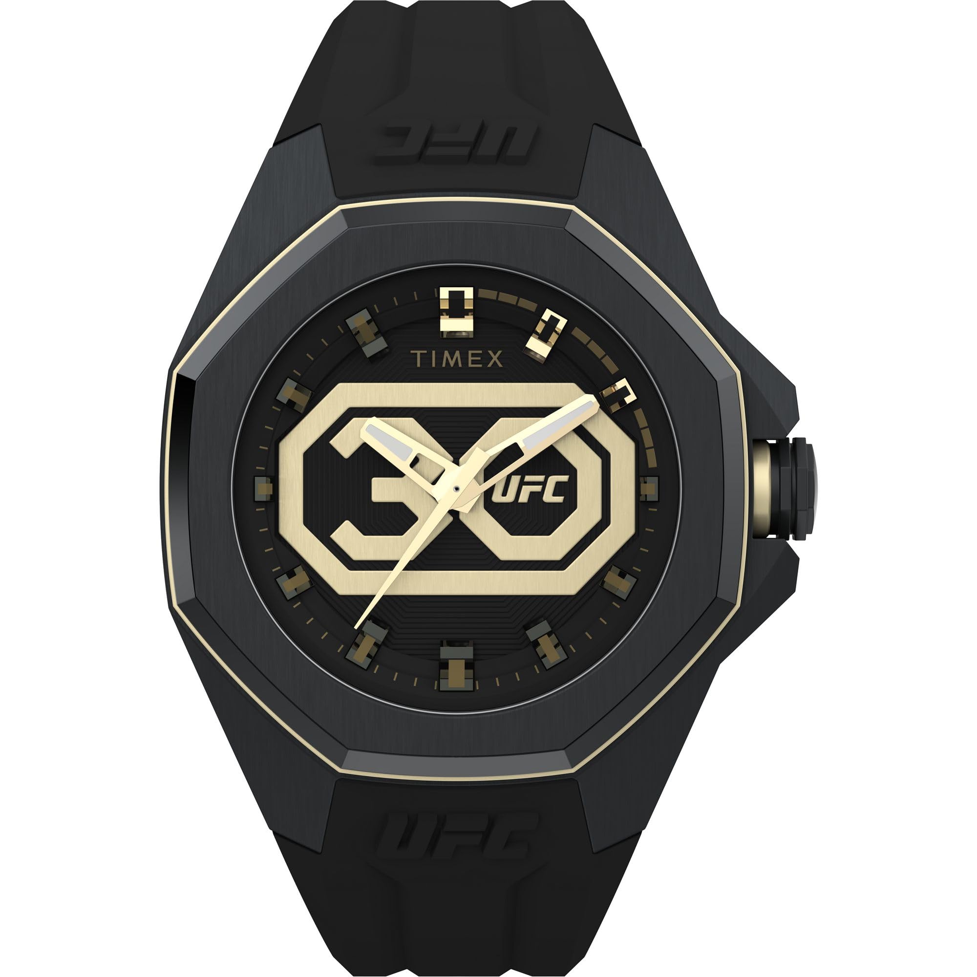 UFC Watch Quartz 10 ATM Water Resistant Plastic Black Dial TW2V90200 [TIMEX] Men s [Authentic] чёрный
