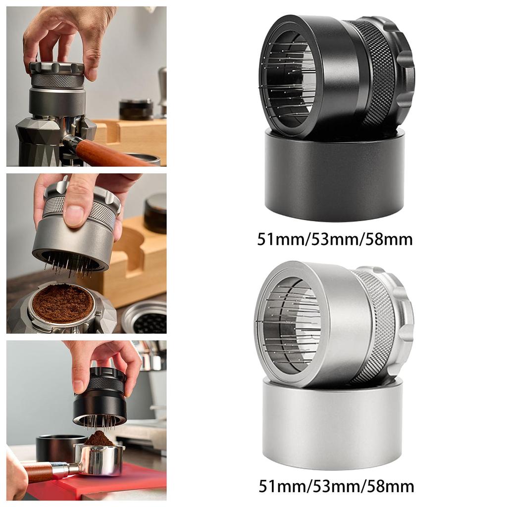 Distributor Tamper Leveler Tools Adjustable Espresso Machine Auxiliary Stirrer for Shop