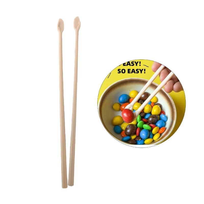 Ergonomic Hand Shape End Chopsticks Tool For Easy Handling Great For Travel Dining Plastic Eating Gripper Easy Cleaning