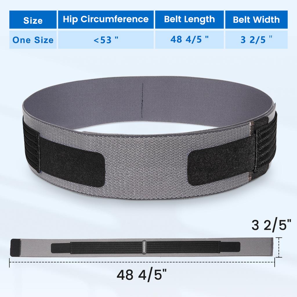 Velpeau Sacroiliac Belt For Sciatica Pain Relief Postpartum Recovery Non-Slip Pelvic Support Hip Brace Wear Resistant