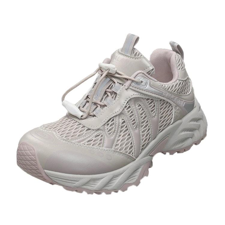 Mesh Breathable Dad Shoes Women's 2025 Summer New Hiking Shoes Platform Whole Versatile Casual Lightweight Sports Shoes