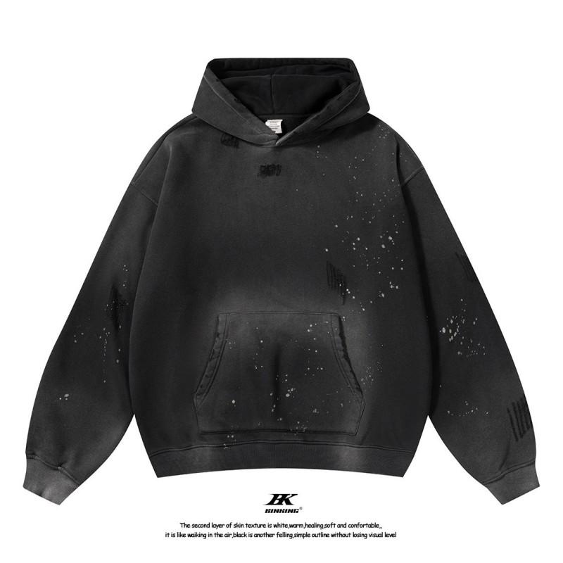 Unisex Streetwear Oversized Graphic Hoodie With 3D Print Thickened Cotton Blend Loose Fit Daily Wear