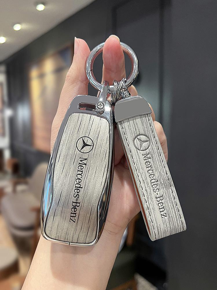 VRN2   Car Remote Key Case Cover For Mercedes Benz A C E S G Class GLC CLE CLA GLB GLS W177 W205 W213 W222 X167 AMG