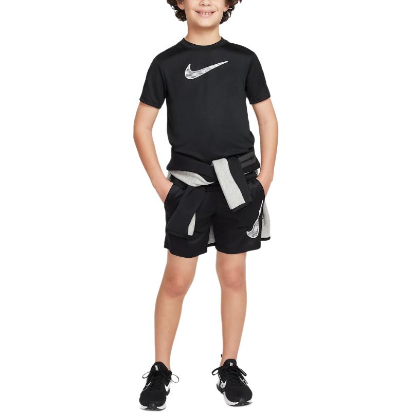 Nike Kids T Shirts Crew Neck Moderate HF8079-010