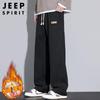 JEEP SPIRIT Men's Fleece-Lined Casual Work Pants