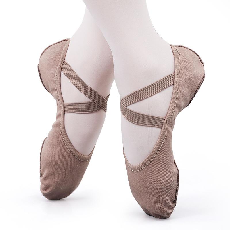 Zapatos de baile, suela de Ballet, zapatos de cuero, zapatillas de baile para adultos de alta calidad para niñas y mujeres