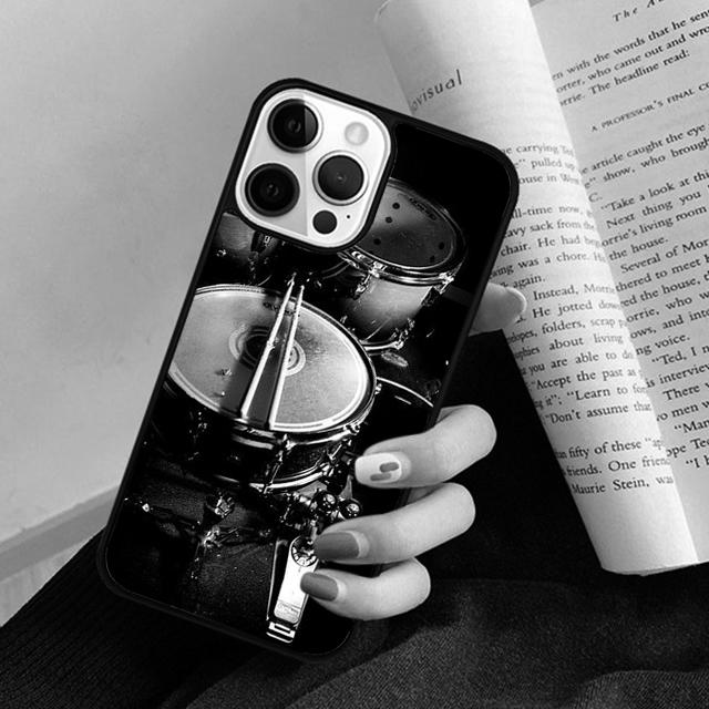 Drummer Playing Drums Phone Case Back Cover for iPhone 17 Air 16 15 14 13 11 12 Pro Max Plus Fundas Coque
