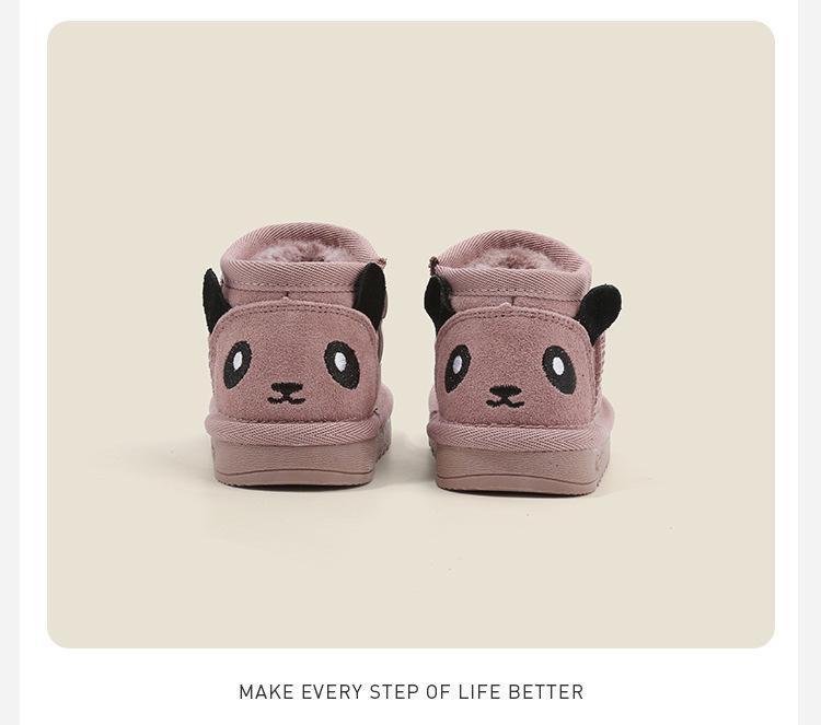 Winter Boys' Matte Leather Boots: Warm Infant & Toddler Walking Shoes