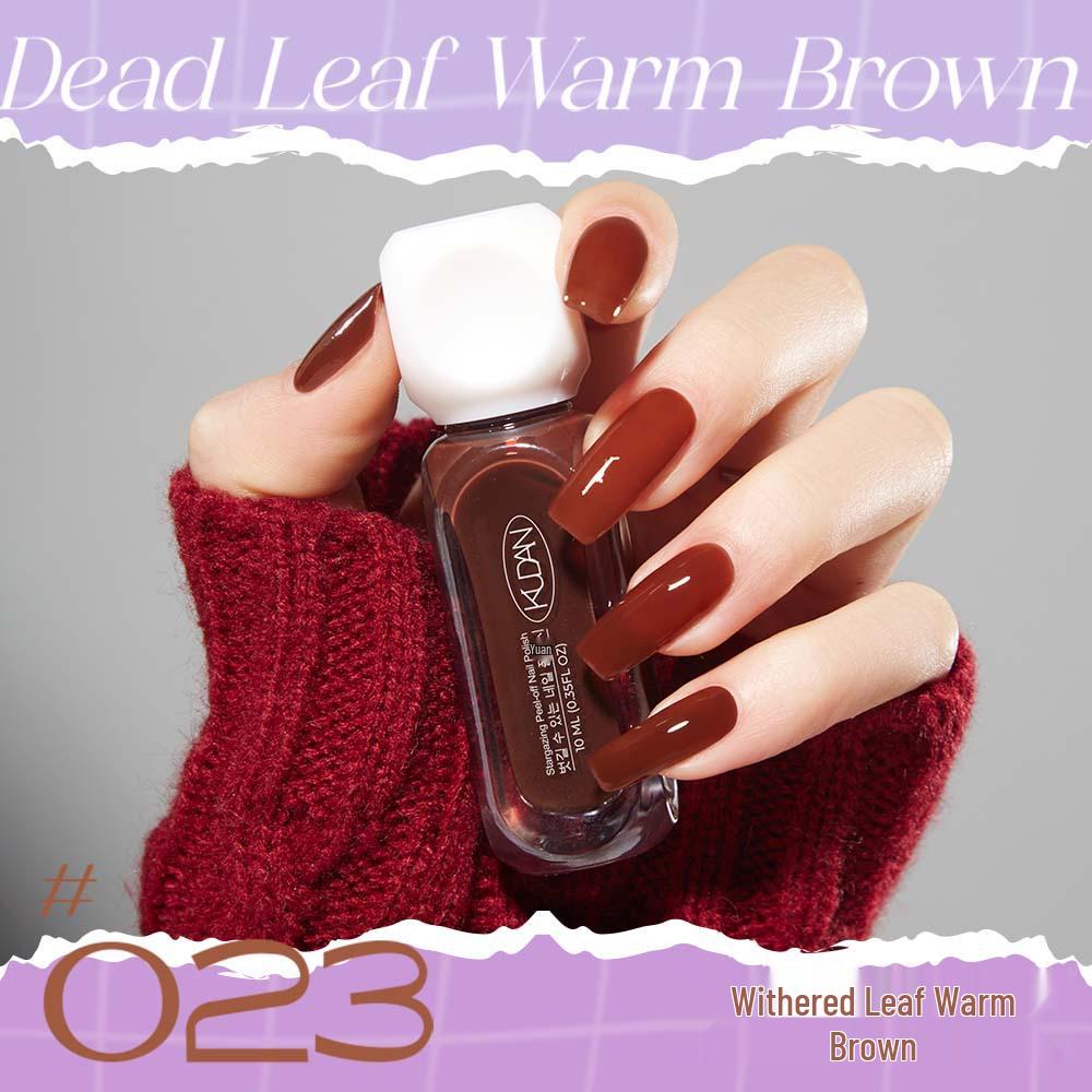 Cool Dan Peelable Quick-Dry Water-Based Nail Polish, Light Fragrance, New 10ml. Available in 41 Colors.